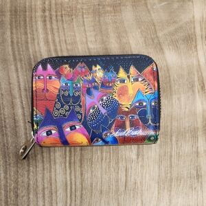 Laurel Burch Cat Print Wallet